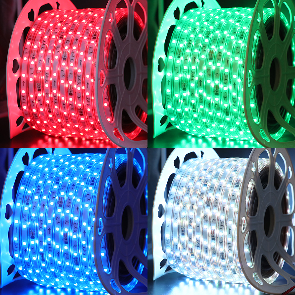 DC24V 16.4-100ft WS2811 Addressable Color Chasing LED Strip Light Kit - Waterproof IP67 Transparent Tube - Length, Music Controller optional DC24V 16.4-100ft WS2811 Addressable Color Chasing LED Strip Light Kit - Waterproof IP67 Transparent Tube - Length, Music Controller optional